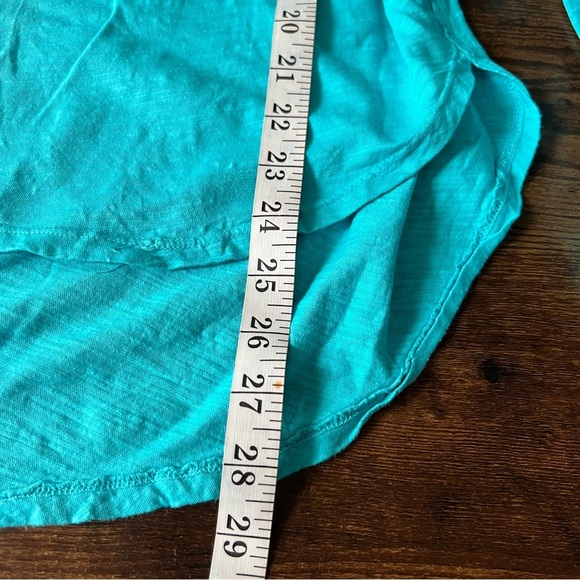 Fresh Produce Oversized Teal 3/4 Sleeve Graphic Fish Alaska Shirt Size Large - Picture 3 of 9